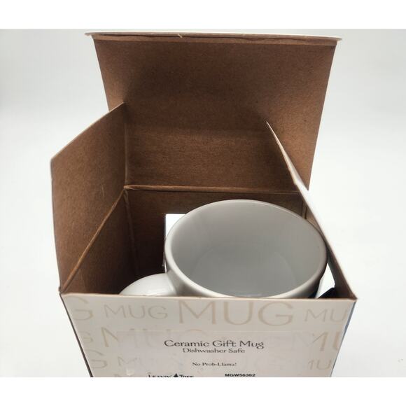 NIB Leanin' Tree Cute Colorful "No Prob-Llama!" Ceramic Gift Mug Dishwasher Safe - Picture 8 of 13